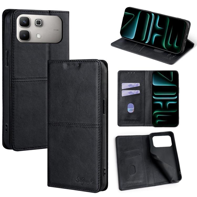 Cow Texture Magnetic Leather Phone Case, For Infinix Note Edge 5G, For Infinix Smart 20 4G, For Infinix Note 60 5G, For Infinix Hot 60 5G
