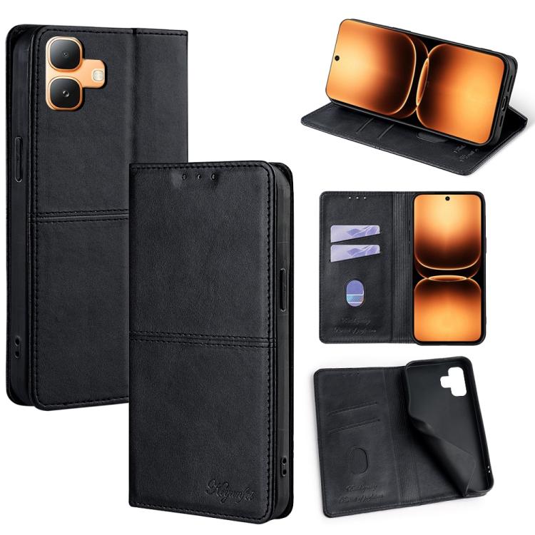 Cow Texture Magnetic Leather Phone Case, For Infinix Note Edge 5G, For Infinix Smart 20 4G, For Infinix Note 60 5G, For Infinix Hot 60 5G