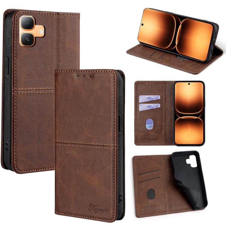 Cow Texture Magnetic Leather Phone Case, For Infinix Note Edge 5G, For Infinix Smart 20 4G, For Infinix Note 60 5G, For Infinix Hot 60 5G