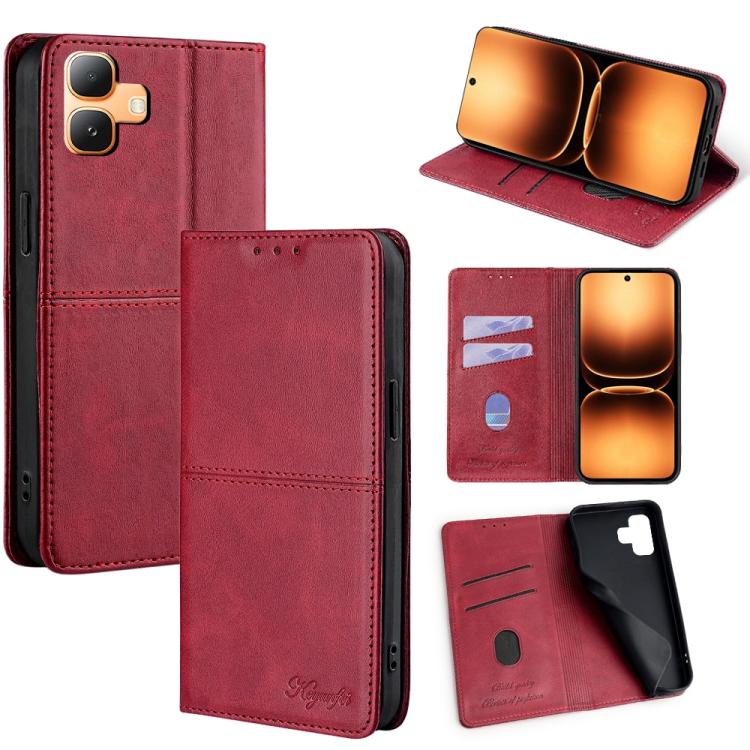 Cow Texture Magnetic Leather Phone Case, For Infinix Note Edge 5G, For Infinix Smart 20 4G, For Infinix Note 60 5G, For Infinix Hot 60 5G