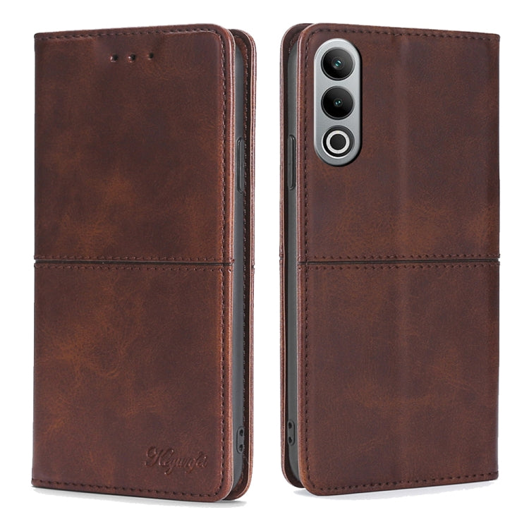 Cow Texture Magnetic Leather Phone Case, For OnePlus Nord CE4, For OnePlus Nord CE 3 Lite 5G