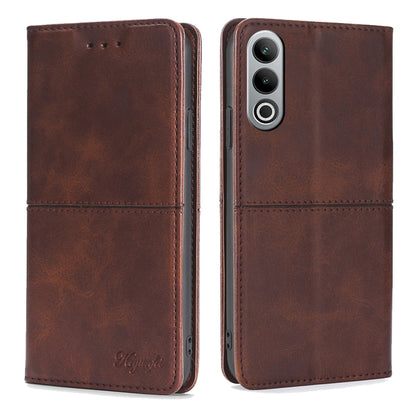 Cow Texture Magnetic Leather Phone Case, For OnePlus Nord CE4, For OnePlus Nord CE 3 Lite 5G