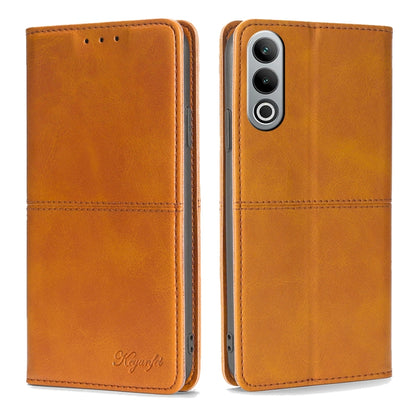 Cow Texture Magnetic Leather Phone Case, For OnePlus Nord CE4, For OnePlus Nord CE 3 Lite 5G
