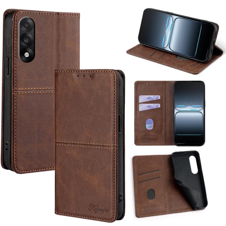 Cow Texture Magnetic Leather Phone Case