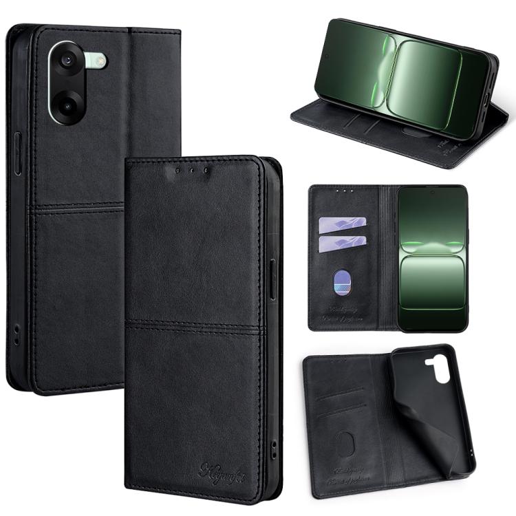 Cow Texture Magnetic Leather Phone Case