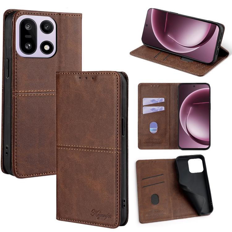 Cow Texture Magnetic Leather Phone Case, For OnePlus Turbo 6 / 6V, For OnePlus Ace 6, For OnePlus 15 5G, For OnePlus Ace 5 Ultra / Nord 5