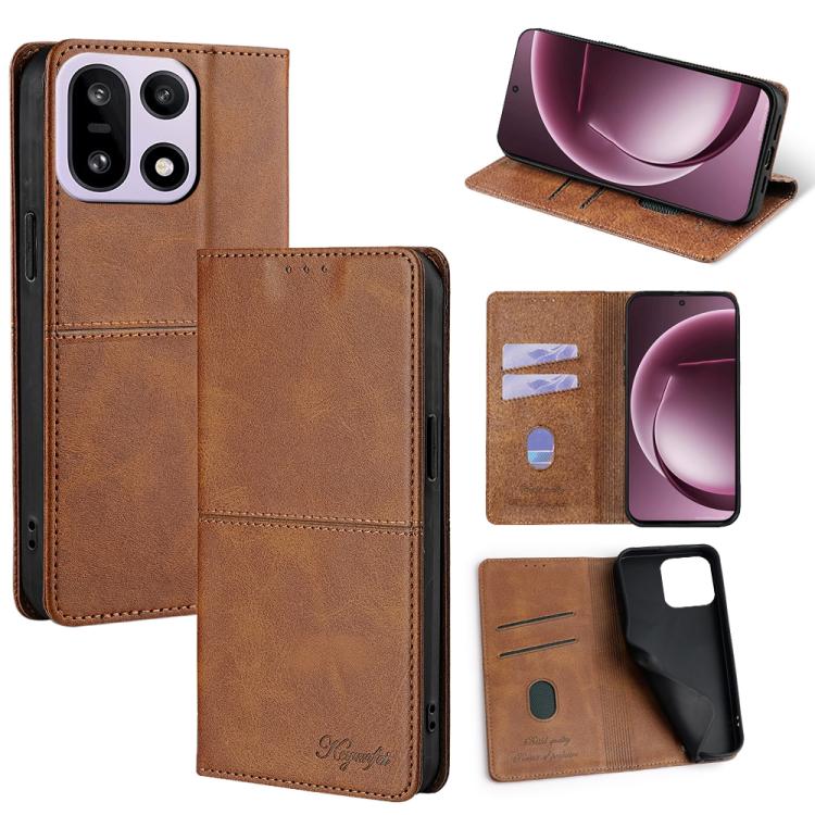 Cow Texture Magnetic Leather Phone Case, For OnePlus Turbo 6 / 6V, For OnePlus Ace 6, For OnePlus 15 5G, For OnePlus Ace 5 Ultra / Nord 5