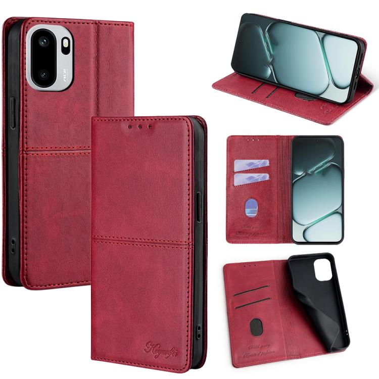 Cow Texture Magnetic Leather Phone Case, For OnePlus Turbo 6 / 6V, For OnePlus Ace 6, For OnePlus 15 5G, For OnePlus Ace 5 Ultra / Nord 5