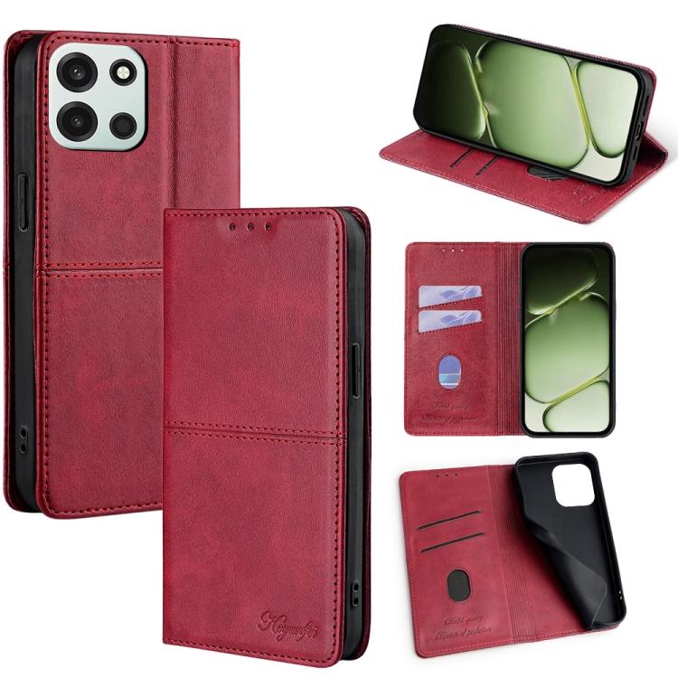 Cow Texture Magnetic Leather Phone Case, For OnePlus Turbo 6 / 6V, For OnePlus Ace 6, For OnePlus 15 5G, For OnePlus Ace 5 Ultra / Nord 5