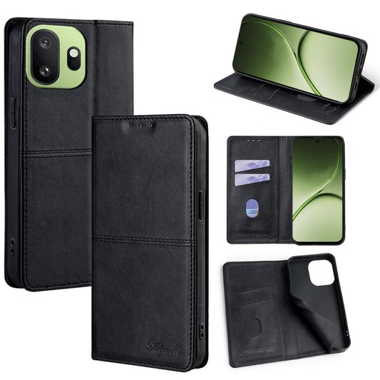 Cow Texture Magnetic Leather Phone Case, For OnePlus 15T 5G, For OnePlus Turbo 6 / 6V, For OnePlus Ace 6, For OnePlus 15 5G