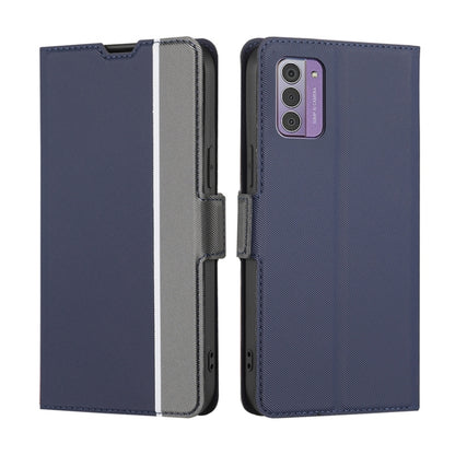 Twill Texture Side Button Leather Phone Case