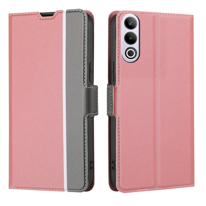 Twill Texture Side Button Leather Phone Case