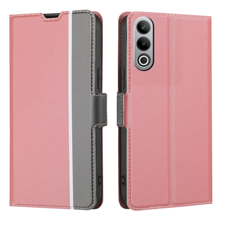 Twill Texture Side Button Leather Phone Case