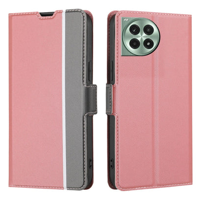 Twill Texture Side Button Leather Phone Case