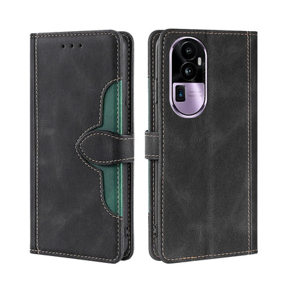 Skin Feel Magnetic Buckle Leather Phone Case