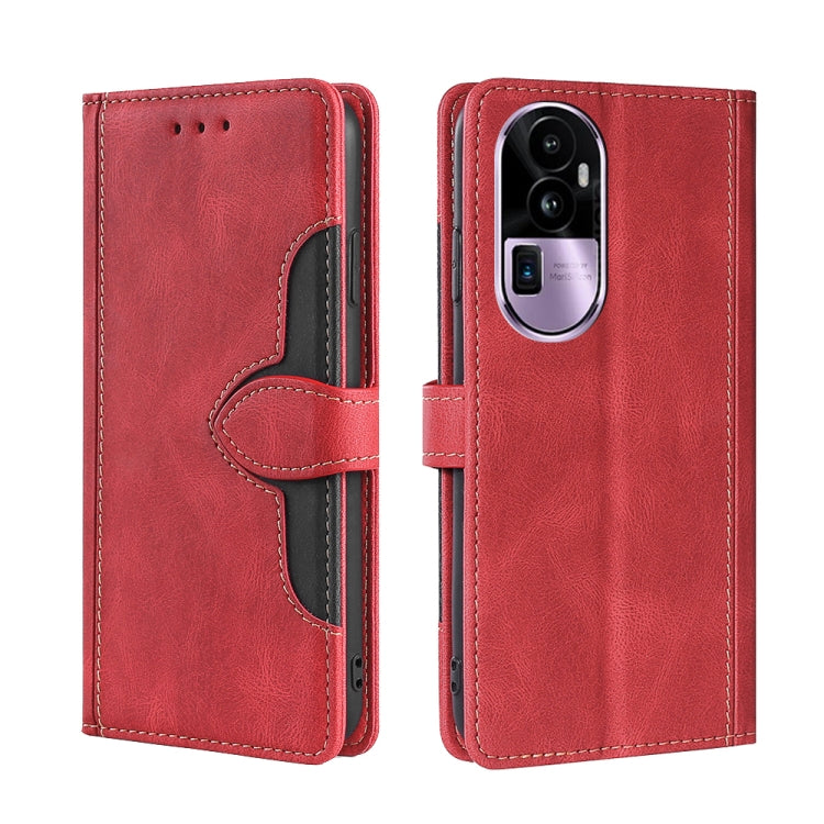 Skin Feel Magnetic Buckle Leather Phone Case