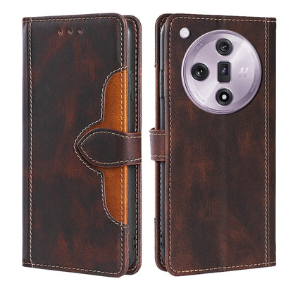 Skin Feel Magnetic Buckle Leather Phone Case