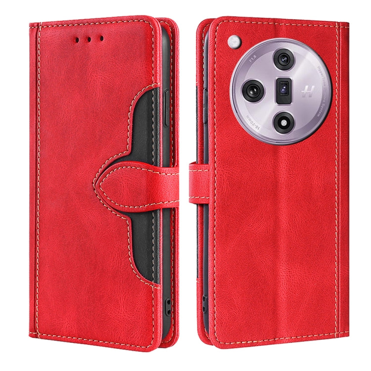 Skin Feel Magnetic Buckle Leather Phone Case