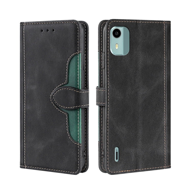 Skin Feel Magnetic Buckle Leather Phone Case