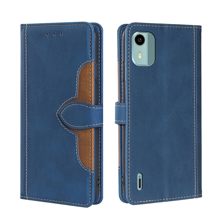 Skin Feel Magnetic Buckle Leather Phone Case