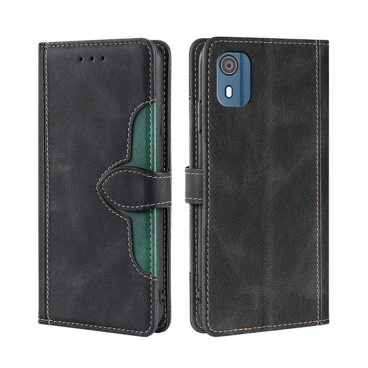 Skin Feel Magnetic Buckle Leather Phone Case