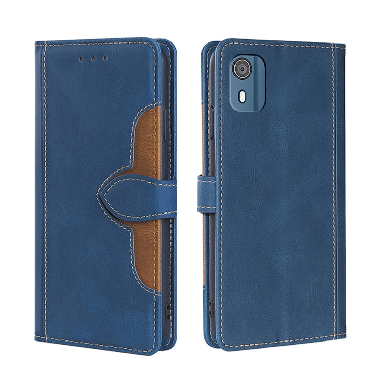 Skin Feel Magnetic Buckle Leather Phone Case