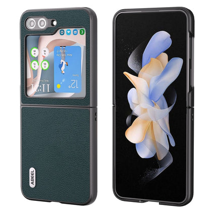 ABEEL Genuine Leather Luolai Series Phone Case, For Samsung Galaxy Z Flip6 / Flip7 FE, For Samsung Galaxy Z Fold6, For Samsung Galaxy Z Fold5, For Samsung Galaxy Z Flip5