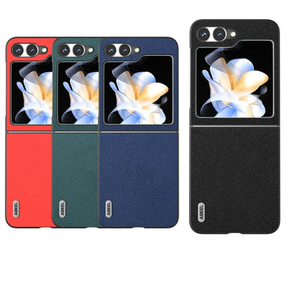ABEEL Genuine Leather Luolai Series Phone Case, For Samsung Galaxy Z Flip6 / Flip7 FE, For Samsung Galaxy Z Fold6, For Samsung Galaxy Z Fold5, For Samsung Galaxy Z Flip5