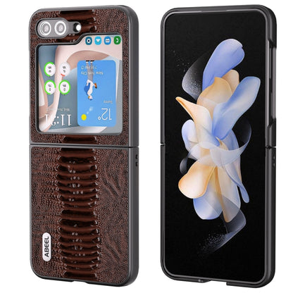 ABEEL Genuine Leather Weilai Series Phone Case, For Samsung Galaxy Z Flip6 / Flip7 FE, For Samsung Galaxy Z Fold6, For Samsung Galaxy Z Fold5, For Samsung Galaxy Z Flip5