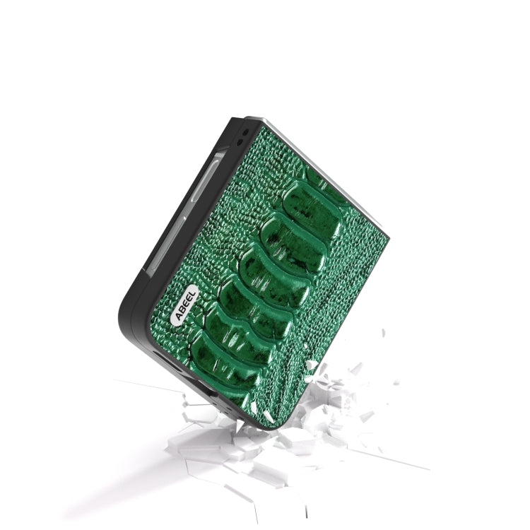 ABEEL Genuine Leather Weilai Series Phone Case, For Samsung Galaxy Z Flip6 / Flip7 FE, For Samsung Galaxy Z Fold6, For Samsung Galaxy Z Fold5, For Samsung Galaxy Z Flip5