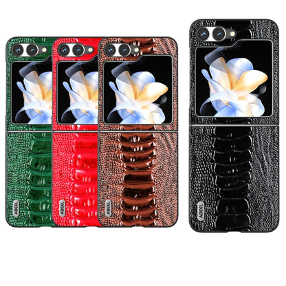 ABEEL Genuine Leather Weilai Series Phone Case, For Samsung Galaxy Z Flip6 / Flip7 FE, For Samsung Galaxy Z Fold6, For Samsung Galaxy Z Fold5, For Samsung Galaxy Z Flip5