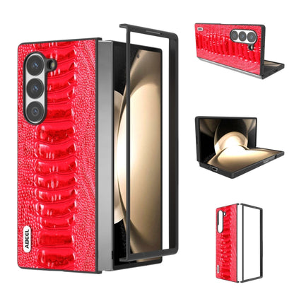 ABEEL Genuine Leather Weilai Series Phone Case, For Samsung Galaxy Z Flip6 / Flip7 FE, For Samsung Galaxy Z Fold6, For Samsung Galaxy Z Fold5, For Samsung Galaxy Z Flip5