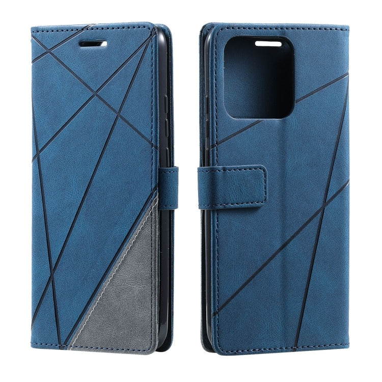 Skin Feel Splicing Leather Phone Case