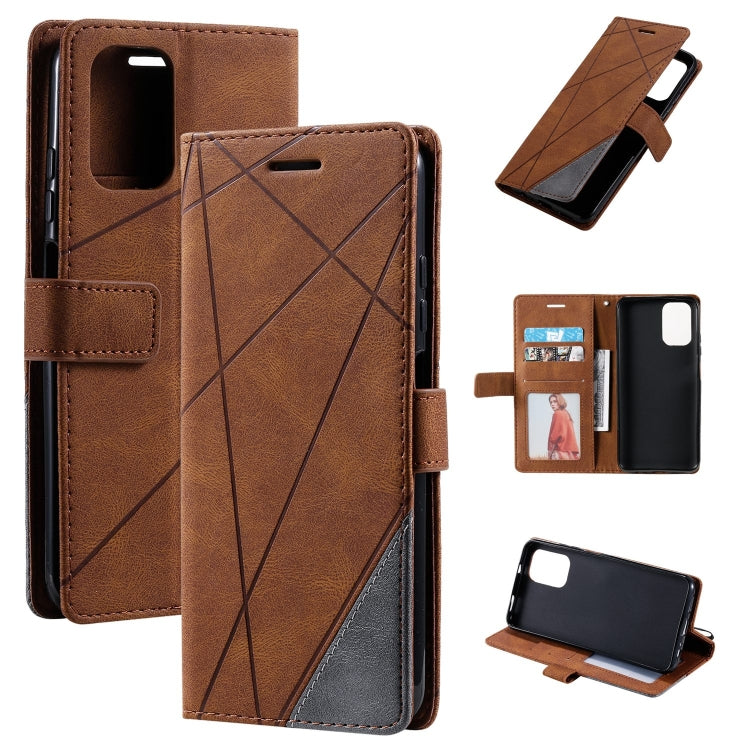 Skin Feel Splicing Leather Phone Case, Series 1