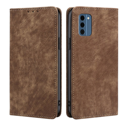 RFID Anti-theft Brush Magnetic Leather Phone Case