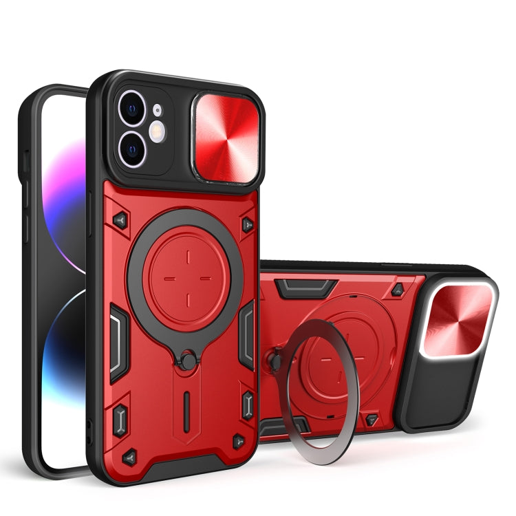 CD Texture Sliding Camshield Magnetic Holder Phone Case, For iPhone 13 Pro, For iPhone 13, For iPhone 12, For iPhone 12 Pro Max