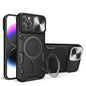 CD Texture Sliding Camshield Magnetic Holder Phone Case, For iPhone 14 Pro Max, For iPhone 13 Pro Max, For iPhone 13 Pro, For iPhone 13