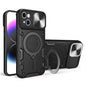 CD Texture Sliding Camshield Magnetic Holder Phone Case, For iPhone 15, For iPhone 14 Plus, For iPhone 14, For iPhone 14 Pro