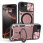 CD Texture Sliding Camshield Magnetic Holder Phone Case, For iPhone 18 Pro, For iPhone 18 Pro Max, For iPhone 17e / 16e, For iPhone 17 Pro Max