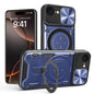 CD Texture Sliding Camshield Magnetic Holder Phone Case, For iPhone 17e / 16e, For iPhone 17 Pro Max, For iPhone 17 Pro, For iPhone 17
