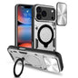 CD Texture Sliding Camshield Magnetic Holder Phone Case, For iPhone 18 Pro, For iPhone 18 Pro Max, For iPhone 17e / 16e, For iPhone 17 Pro Max