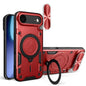CD Texture Sliding Camshield Magnetic Holder Phone Case, For iPhone Air, For iPhone 16 Pro Max, For iPhone 16 Pro, For iPhone 16 Plus