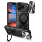 CD Texture Sliding Camshield Magnetic Holder Phone Case, For iPhone 18 Pro, For iPhone 18 Pro Max, For iPhone 17e / 16e, For iPhone 17 Pro Max