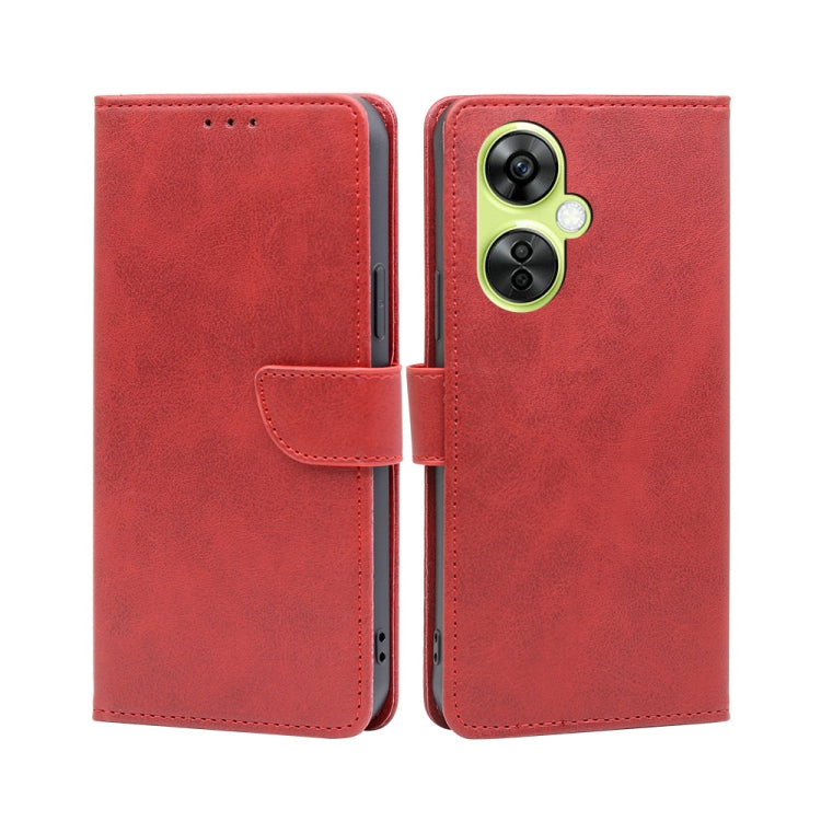Calf Texture Buckle Flip Leather Phone Case