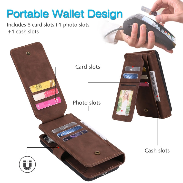 Skin Feel Multi-card Wallet Leather Phone Case