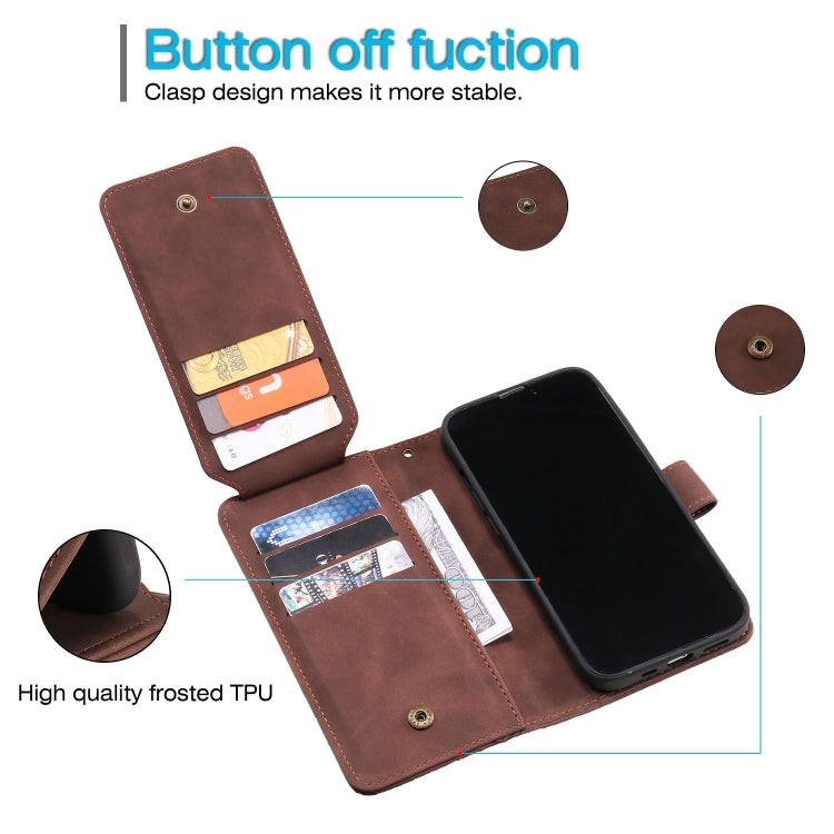 Skin Feel Multi-card Wallet Leather Phone Case