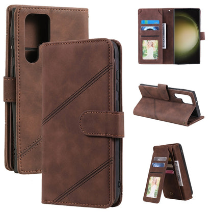 Skin Feel Multi-card Wallet Leather Phone Case, For Samsung Galaxy S23 5G, For Samsung Galaxy S23 Ultra 5G