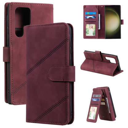 Skin Feel Multi-card Wallet Leather Phone Case