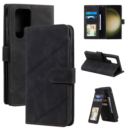 Skin Feel Multi-card Wallet Leather Phone Case, For Samsung Galaxy S23 5G, For Samsung Galaxy S23 Ultra 5G