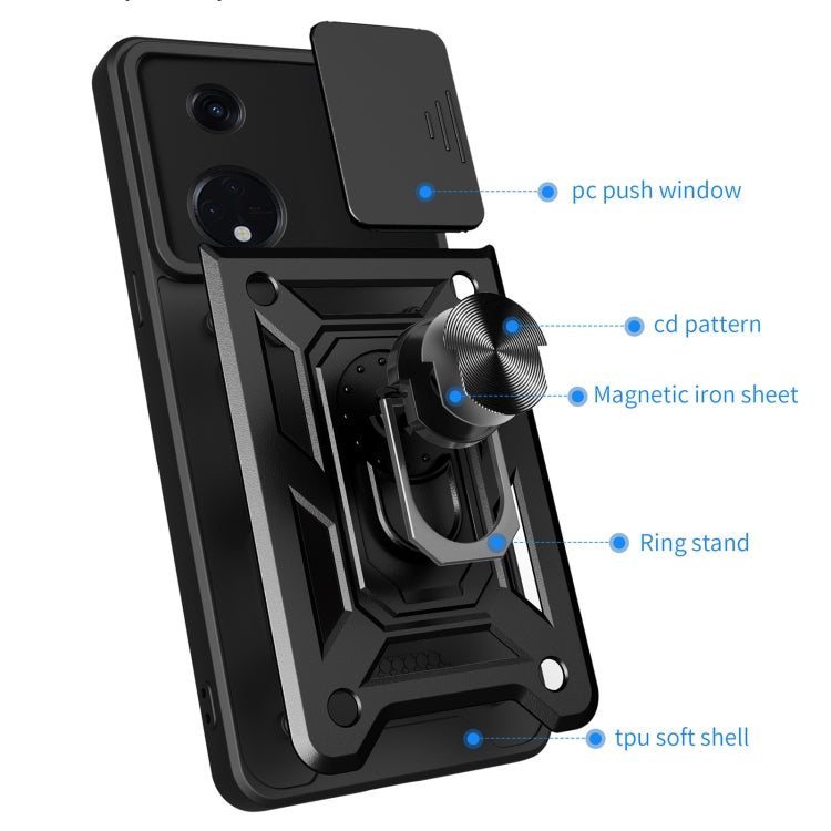 Sliding Camera Cover Design TPU+PC Phone Case